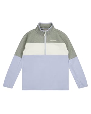 Craghoppers Barn/Kids Linden Colour Block Zip Neck Regular Sweatshirt (Höst/Grå Marl)