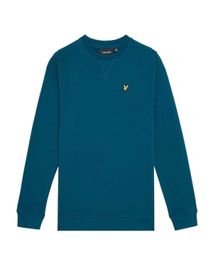 Lyle & Scott Sweatshirt met Geborduurd Logo Ronde Hals voor Kinderen/Kinderen (Apres Marine)