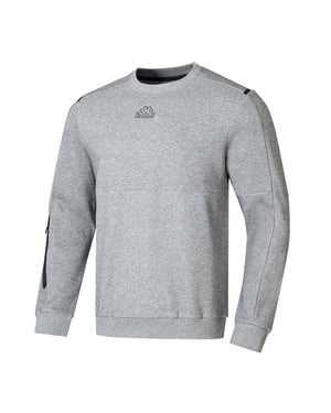 Kappa Heren Teddy Fleece Sweatshirt (Grijs Marl Marl)