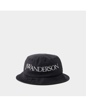 Logo Bucket Hat - J.W.Anderson - Nylon - Svart