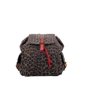 Fendi Vintage Tygryggsäck Leopard