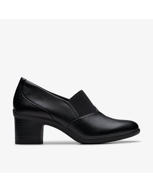 Shaya Tess Black Leather Schoenen