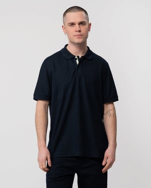 Karty Korte Mouw Polo Shirt in Marineblauw