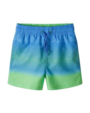 Minoti Jongens Kleurblok Zwemshort (Groen/blauw)