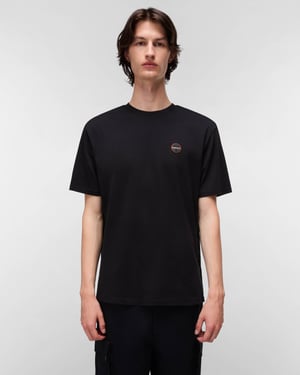 Badge Short Sleeve T-Shirt in Black