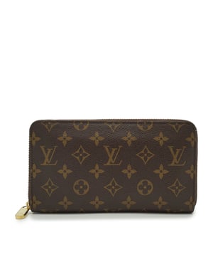 Louis Vuitton Tygplånbok med Dragkedja