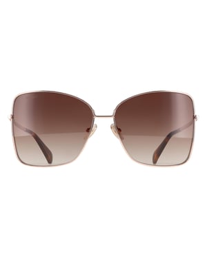 Max Mara Butterfly Womens Shiny Rose Gold Brown Gradient MM0097 Menton 1