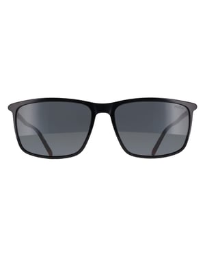 Hugo by Hugo Boss Rectangle Mens Black Grey HG 1374/S