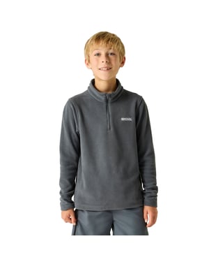 Regatta - Geweldige Outdoors Kinder Hot Shot II Half Zip Fleece Hoodie (Donkere storm)