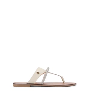 Kurt Geiger London Leather Strand Braid Sandals