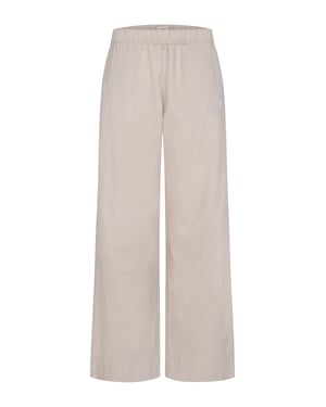 U.S. Polo Assn. dames linnenmix broek met elastische tailleband