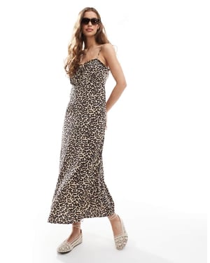 ONLY maxi dress in animal print
