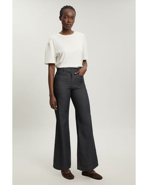 Tailored Denim Straight Leg Trouser