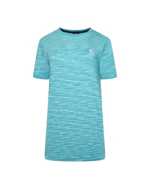 Gym King Heren Crew Neck Slim T-Shirt (Oceaan Blauw)