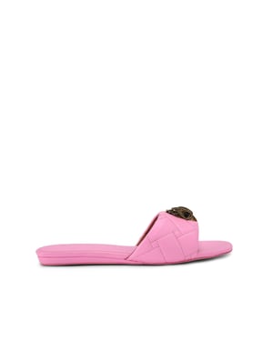 Kurt Geiger London Leather Kensington Flat Sandal Dr Sandals