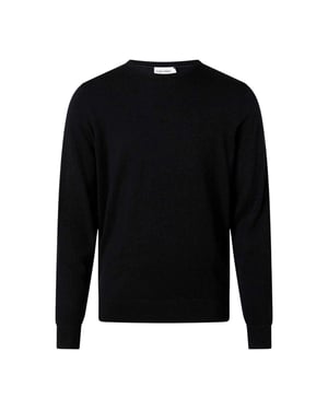 Calvin Klein Jumper i merinoull för herrar (Svart)