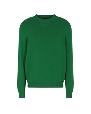 Armani Exchange Unisex-trui met ronde hals en lange mouwen voor volwassenen (Tuin groen)