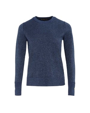 Biba Dames/Dames Shimmer Trui (Marine)