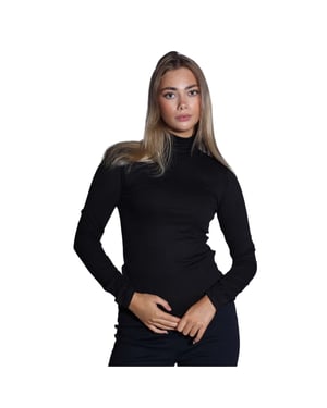 Levi's Dam Rynkad Tröja med Högt Halsliv (Kaviar)