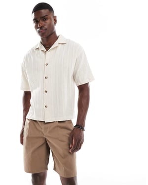 ONLY & SONS loose fit chino shorts in brown