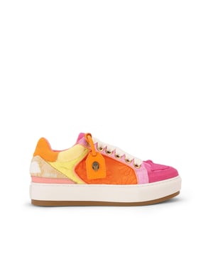 Kurt Geiger London Suede Fabric Southbank Tag Sneakers
