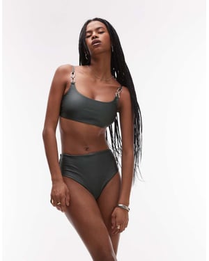 Allsaints talaria bikinibottom in fir green