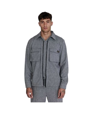 SikSilk Heren Overhemd (Grijs)