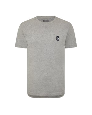 Original Penguin Heren Basic T-shirt met ronde hals (Heide Grijs)