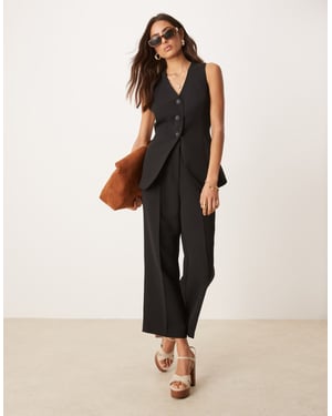 Nobody's Child Etta crop tailored trousers co-ord in black