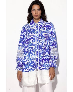 Floral mini A-lijn jurk