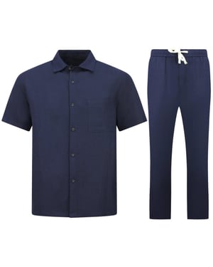 Enos Linnen zomerset oversized twinset
