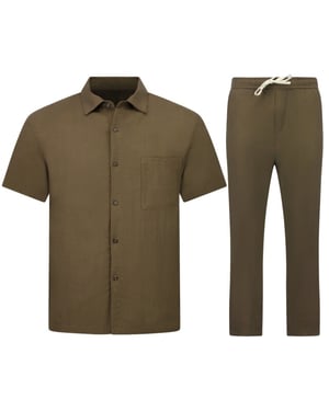 Enos Linnen oversized twinset zomerset