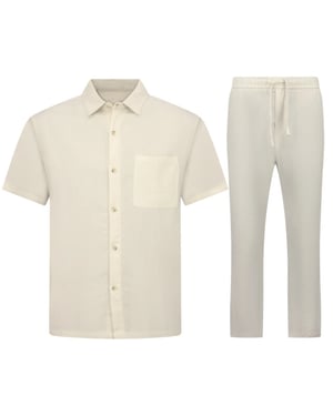 Enos Linnen zomerset oversized twinset