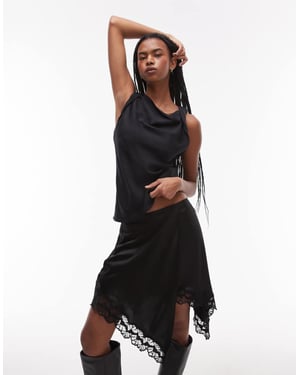 Topshop twistband utan ärm i svart