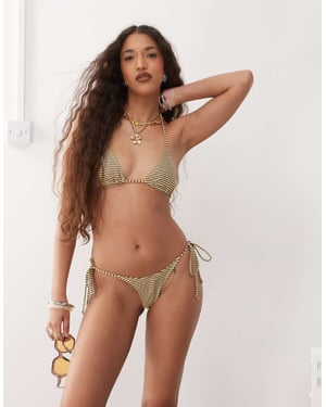 Motel lentra slipbikini i brunt