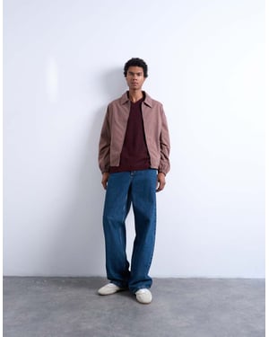 Topman Harrington-jacka i rutigt mönster