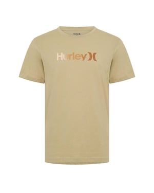 Hurley Heren Groot Logo T-Shirt (Bruin)