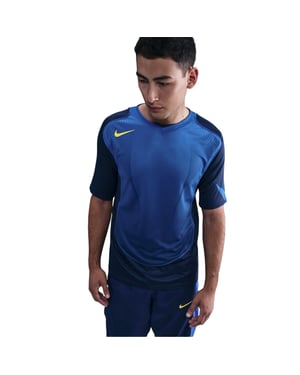 Nike Heren T90 Logo T-shirt met korte mouwen (Middernacht marine)
