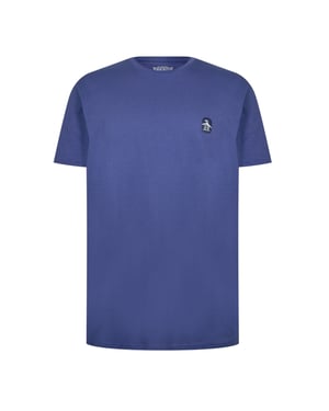 Original Penguin Heren Basic T-shirt met ronde hals (Indigo)