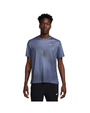 Nike Herr Miler Dri-FIT Rundhals T-shirt (Indigo)