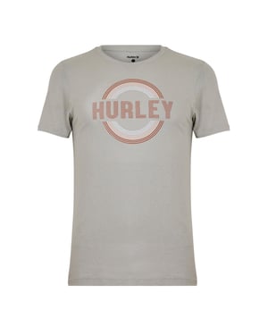 Hurley Heren Groot Logo T-Shirt (Crème)