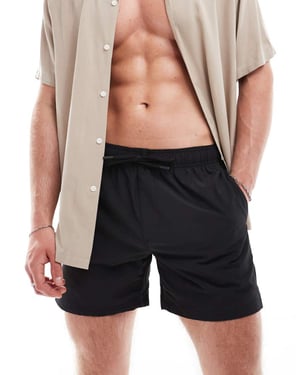 Cotton On stretch simshorts svart