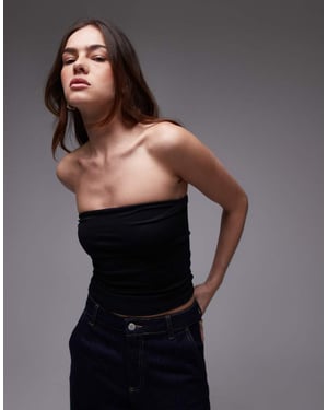 Topshop bandeau i svart