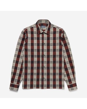 Oliver Sweeney Brushed Cotton Check Overshirt