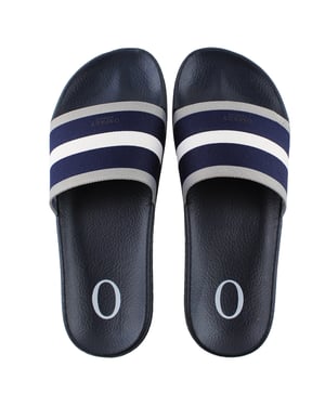 Osprey London The Casanova Mens Navy Sliders