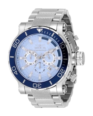 Invicta Coalition Forces 50226 Herenhorloge - Quartz Uurwerk - Roestvrij Staal met Blauwe Wijzerplaat - 52 mm