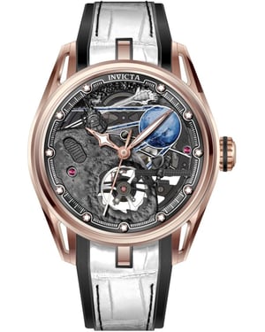 Invicta Celestial 70089 Herrklocka - Mekaniskt Urverk - Rostfritt Stål med Svart Urskiva - 44 mm