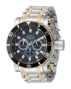 Invicta Coalition Forces 49754 Herrklocka - Quartz Urverk - Rostfritt Stål med Svart Urskiva - 52 mm