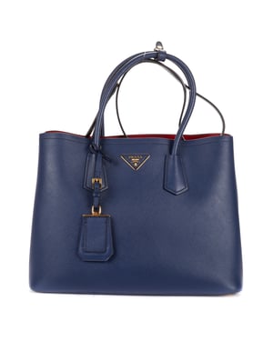 Cuir Double Handle Tote   Schoudertas