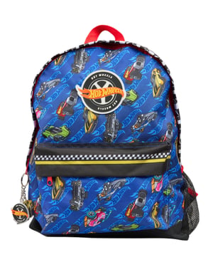 Hot Wheels Childrens Backpack Aop Roxy Backpack Zip Fastening blue multi
